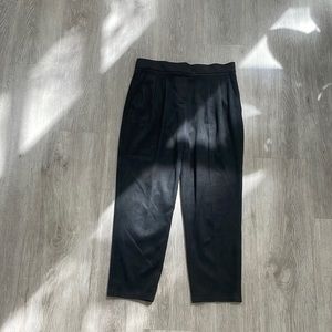 Babaton suede cropped trousers